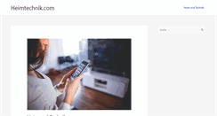 Desktop Screenshot of heimtechnik.com
